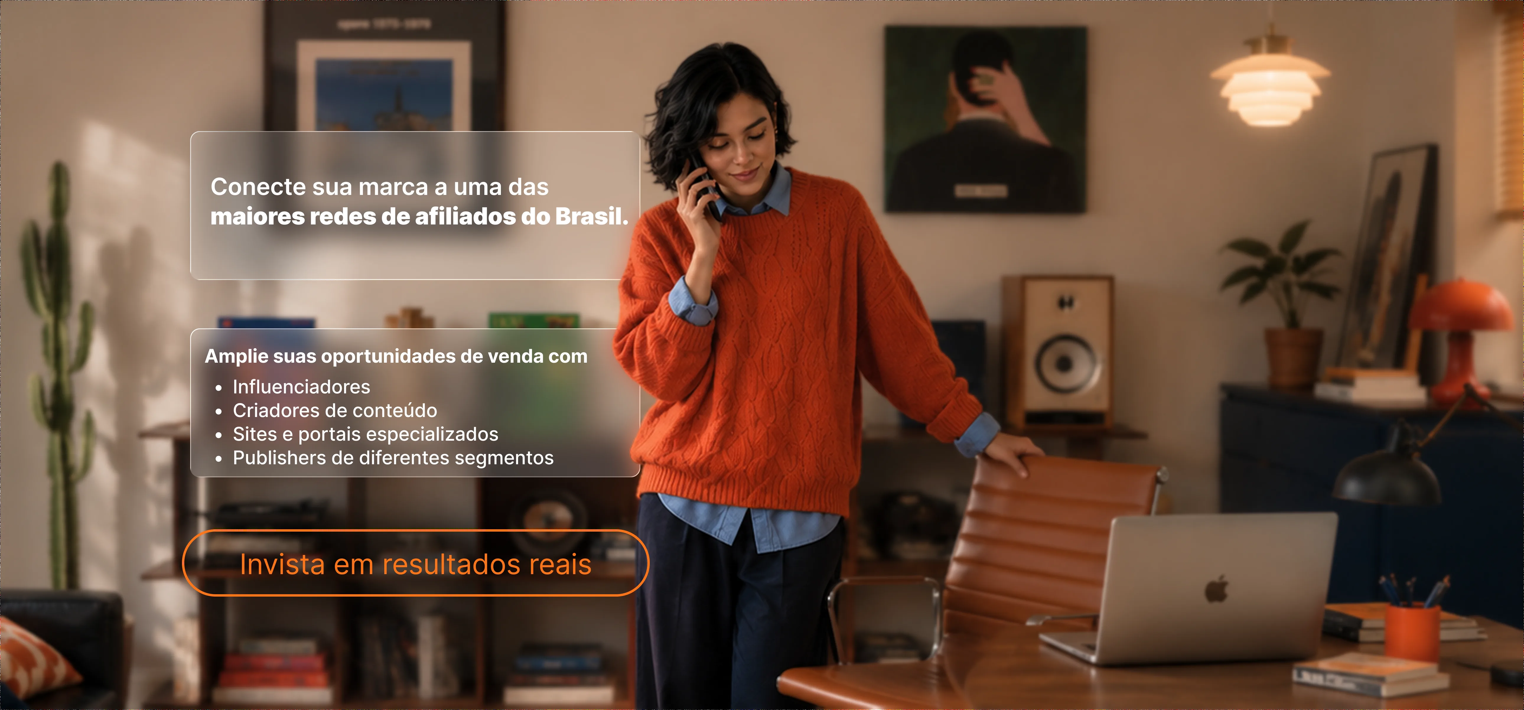 Conecte sua marca a uma das maiores redes de afiliados do Brasil. Amplie suas oportunidades de venda com influenciadores, criadores de conteúdo, sites e portais especializados e publishers de diferentes segmentos.